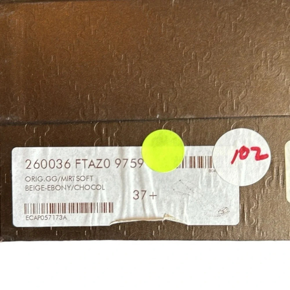 Gucci GG Monogram Canvas Open Toe Horsebit Pumps Beige Brown EU 37.5 US 7.5 - Picture 13 of 13